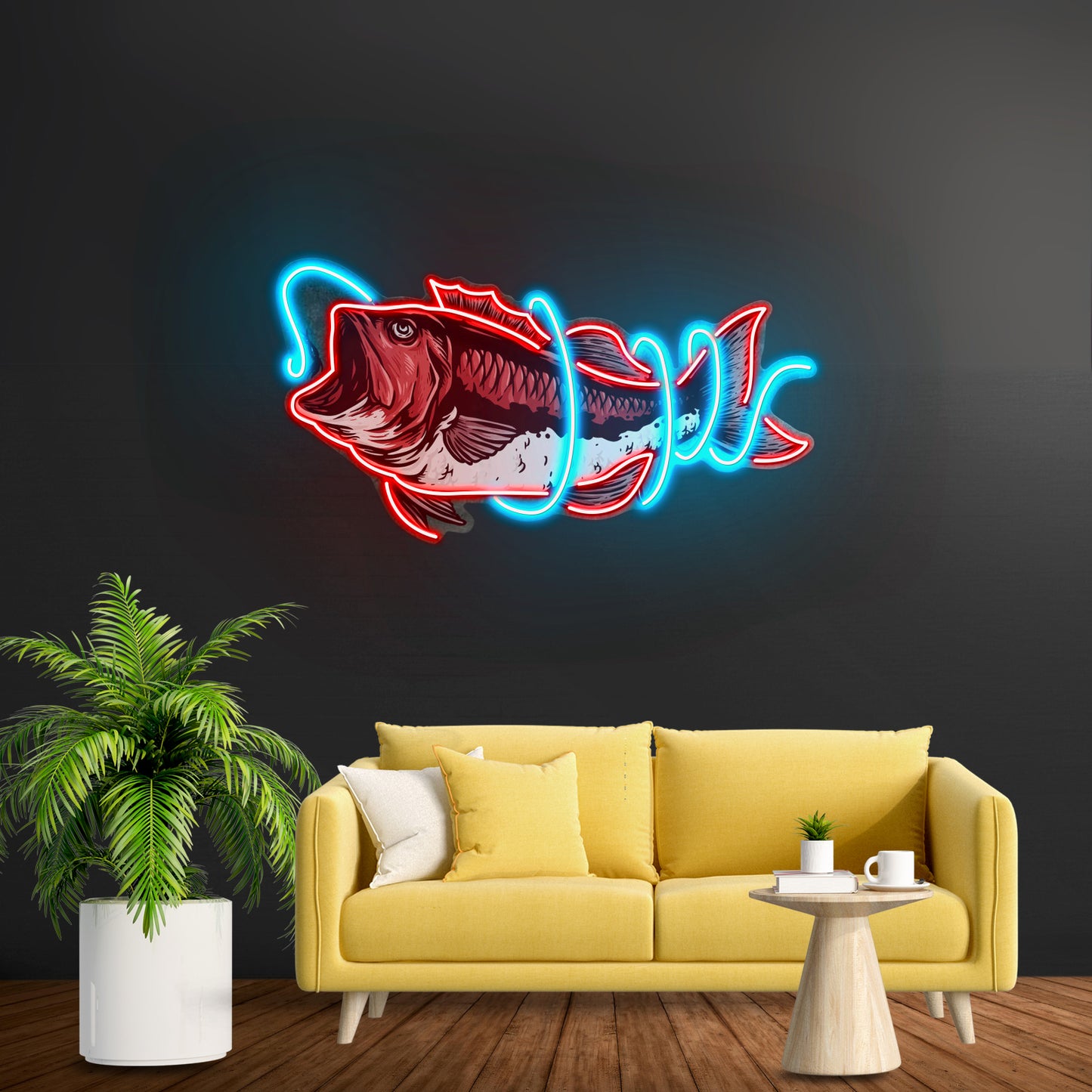 Fishing Line Led Neon Sign Light Custom Led Signs