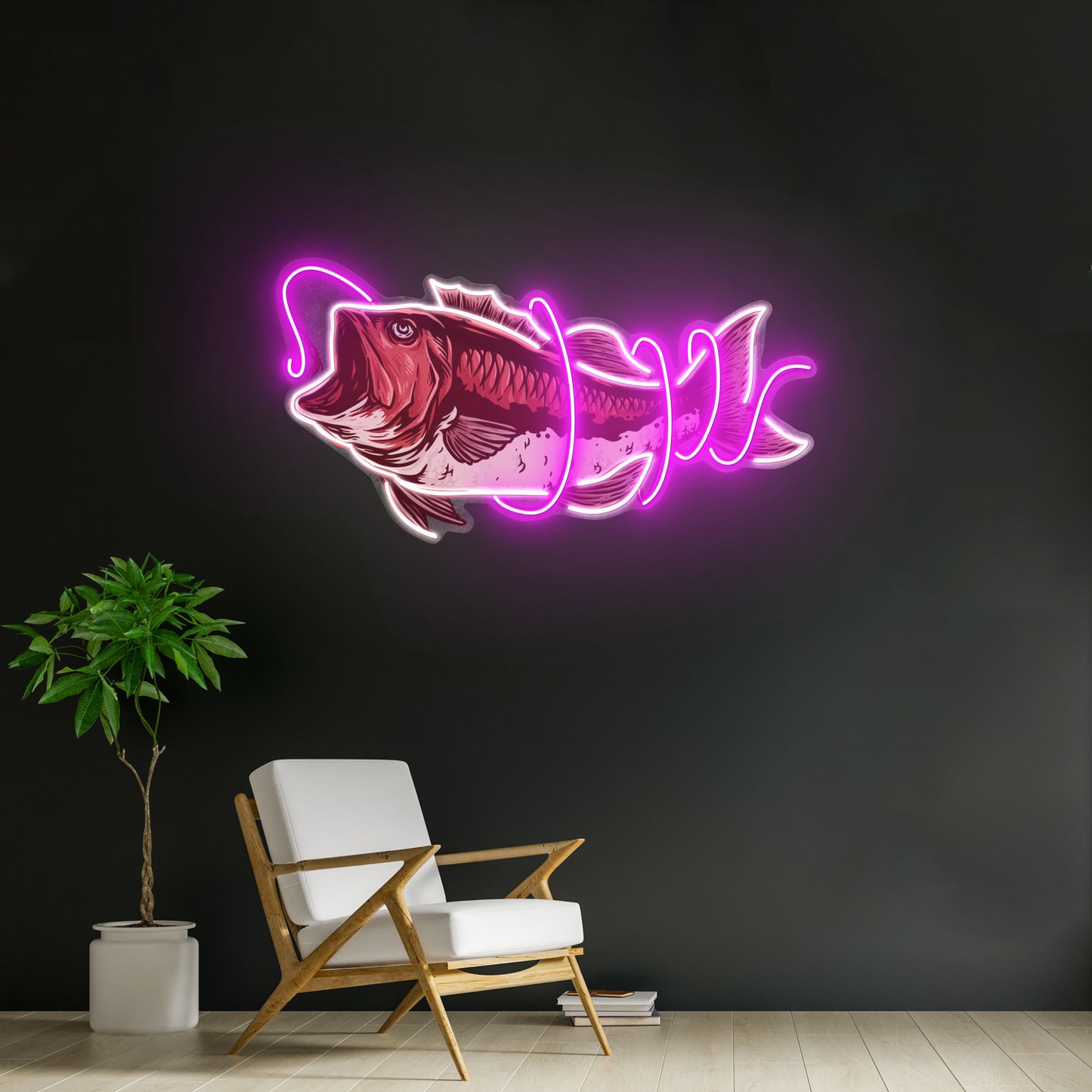 Fishing Line Led Neon Sign Light Custom Led Signs