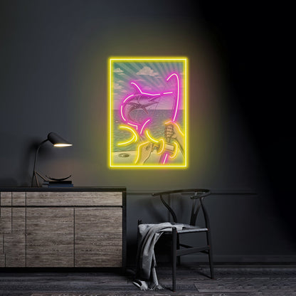 Fishing Pictures Led Neon Sign Light Custom Led Signs - Shineneon