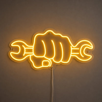 Fist Wrench Neon Sign LED Neon Sign main product image