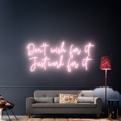 Fit Just Work Fit Led Neon Sign Led Light Sign - Shineneon