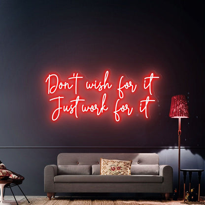 Fit Just Work Fit Led Neon Sign Led Light Sign - Shineneon