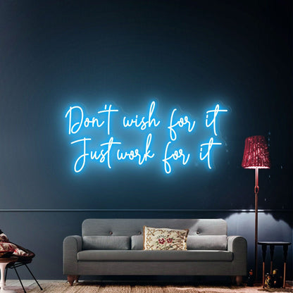 Fit Just Work Fit Led Neon Sign Led Light Sign - Shineneon
