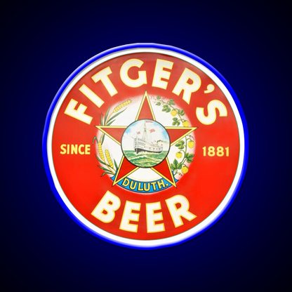 Fitgers Beer Duluth Minnesota Beer Bar Decor Led Neon Sign Rgb Color - LED neon sign view 5