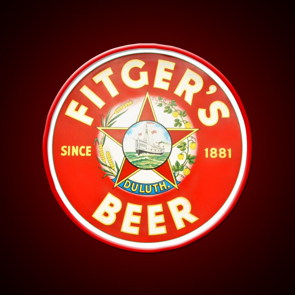 Fitgers Beer Duluth Minnesota Beer Bar Decor Led Neon Sign Rgb Color - LED neon sign view 10