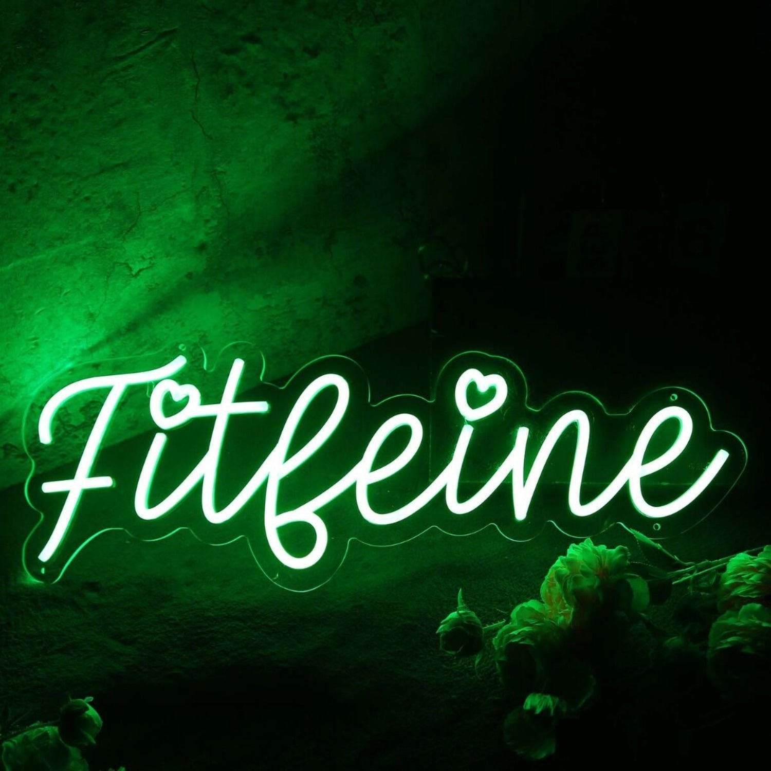 Fitleine Green Led Neon Sign - Shineneon