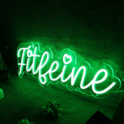 Fitleine Green Led Neon Sign - Shineneon
