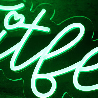 Fitleine Green Led Neon Sign - Shineneon