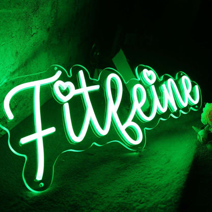 Fitleine Green Led Neon Sign | Shineneon