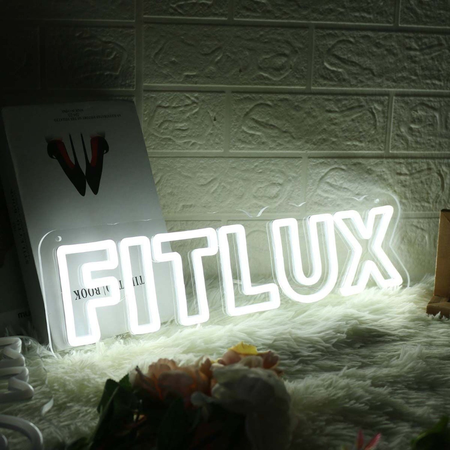 Fitlux White Led Neon Sign - Shineneon