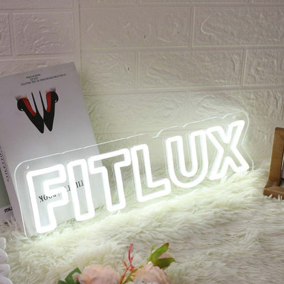 Fitlux White Led Neon Sign - Shineneon