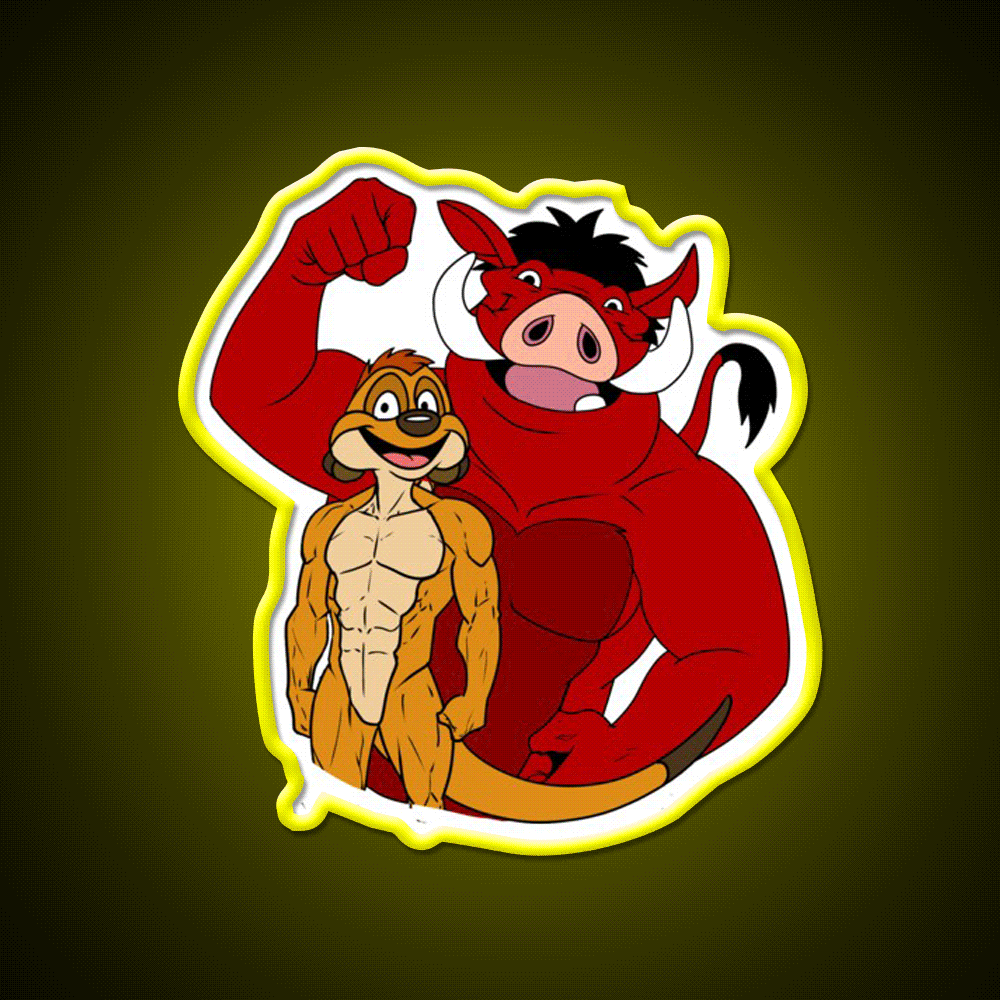 Fitness Bodybuilding Gainz Gains Power Gym Fitness Led Neon Sign Rgb Color