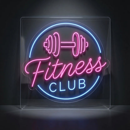 Fitness Club LED Neon Sign - 01 Original Product Image