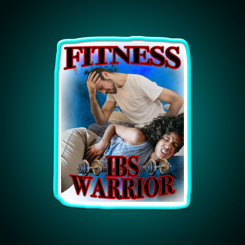 Fitness Ibs Warrior Gym Fitness Led Neon Sign Rgb Color
