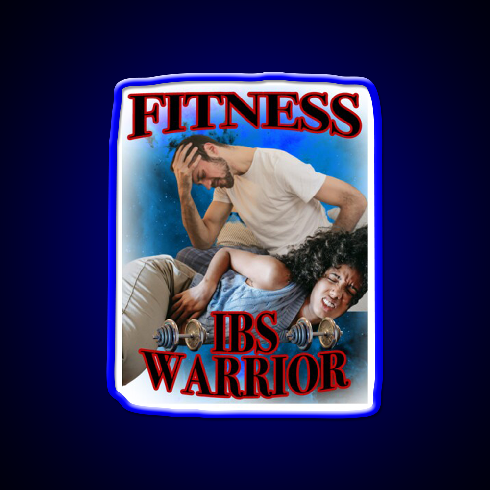 Fitness Ibs Warrior Gym Fitness Led Neon Sign Rgb Color