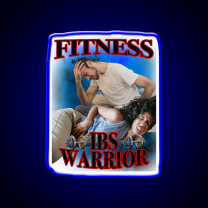 Fitness Ibs Warrior Gym Fitness Led Neon Sign Rgb Color