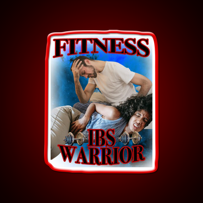Fitness Ibs Warrior Gym Fitness Led Neon Sign Rgb Color