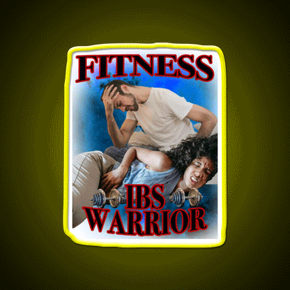 Fitness Ibs Warrior Gym Fitness Led Neon Sign Rgb Color