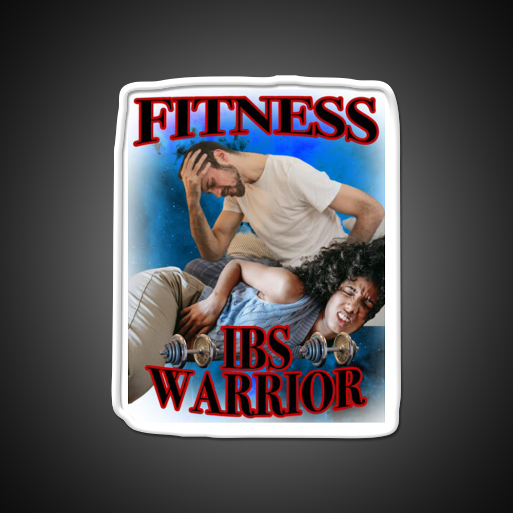 Fitness Ibs Warrior Gym Fitness Led Neon Sign Rgb Color