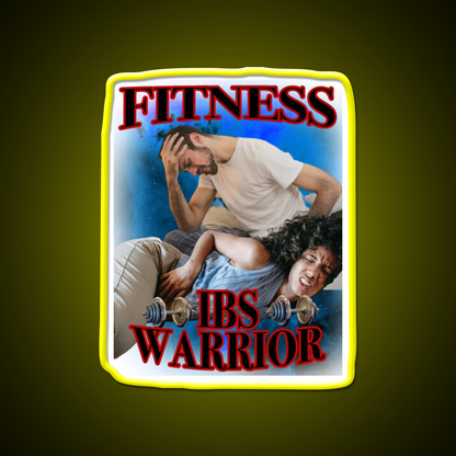 Fitness Ibs Warrior Gym Fitness Led Neon Sign Rgb Color