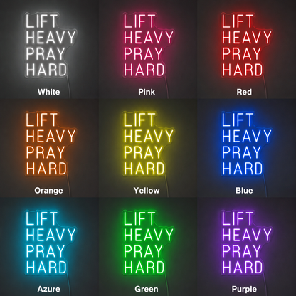 Fitness Sports Room LED Neon Sign color grid