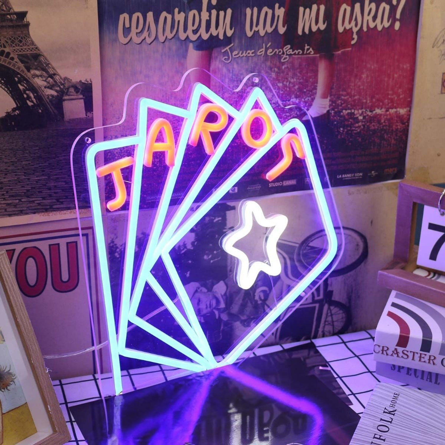 Five Card Poker Custom Led Neon Sign - Shineneon