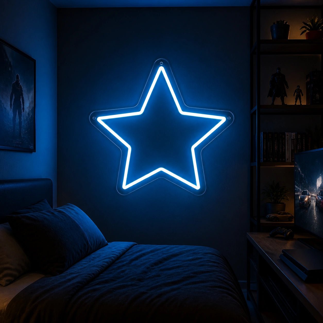 Five Point Star Vintage LED Neon Sign - Shineneon
