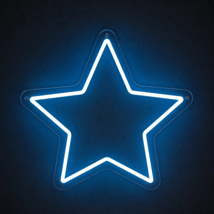 Five Point Star Vintage LED Neon Sign - Shineneon