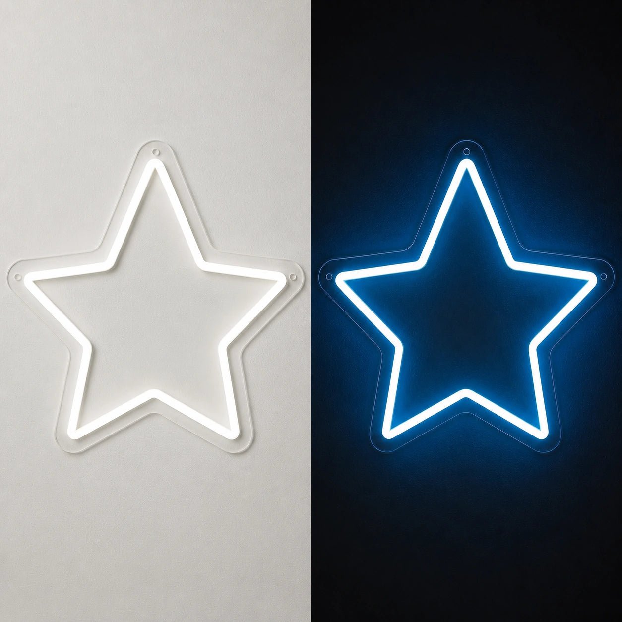 Five Point Star Vintage LED Neon Sign - Shineneon