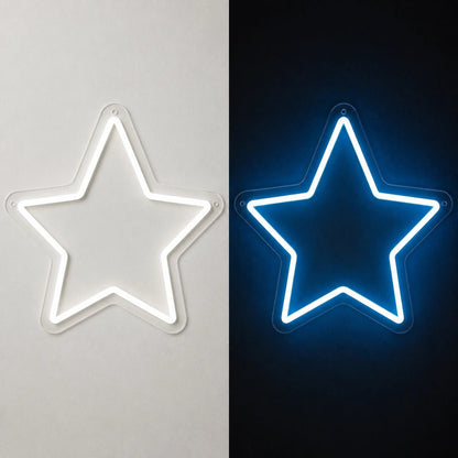 Five Point Star Vintage LED Neon Sign - Shineneon