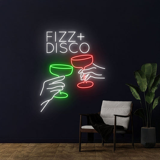 Fizz Disco Neon Light