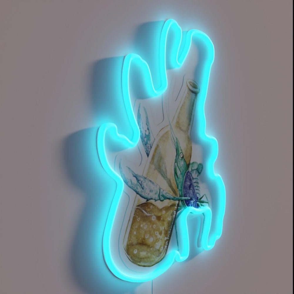 Fizzy Loving Prawn Rgb Led Neon Sign - Shineneon