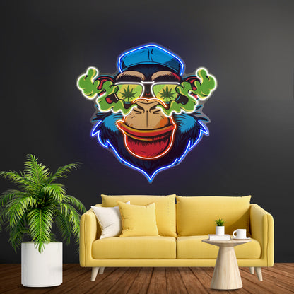 Flamboyant Monkey Led Neon Sign Light Custom Led Signs