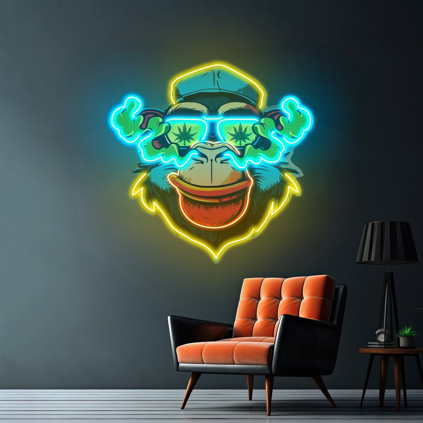 Flamboyant Monkey Led Neon Sign Light Custom Led Signs