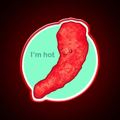 Flamin Hot Snack Food Led Neon Sign Rgb Color - Shineneon