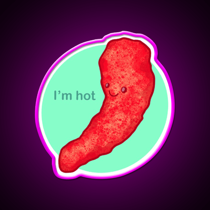Flamin Hot Snack Food Led Neon Sign Rgb Color - Shineneon