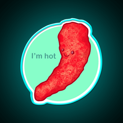 Flamin Hot Snack Food Led Neon Sign Rgb Color - Shineneon