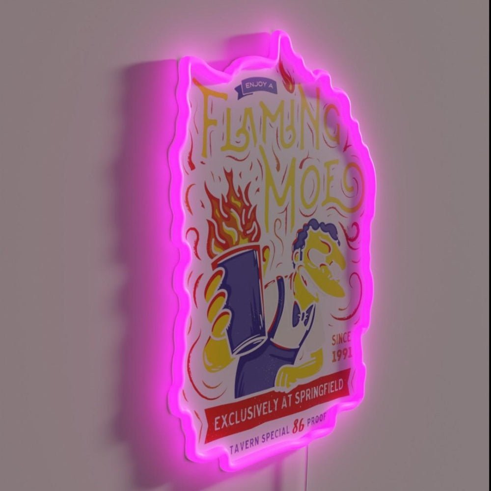 Flaming Classic Drink Rgb Led Neon Sign - Shineneon