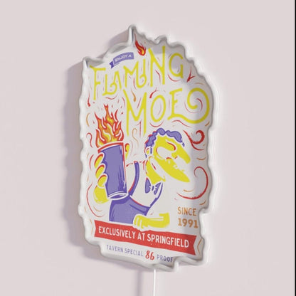 Flaming Classic Drink Rgb Led Neon Sign - Shineneon