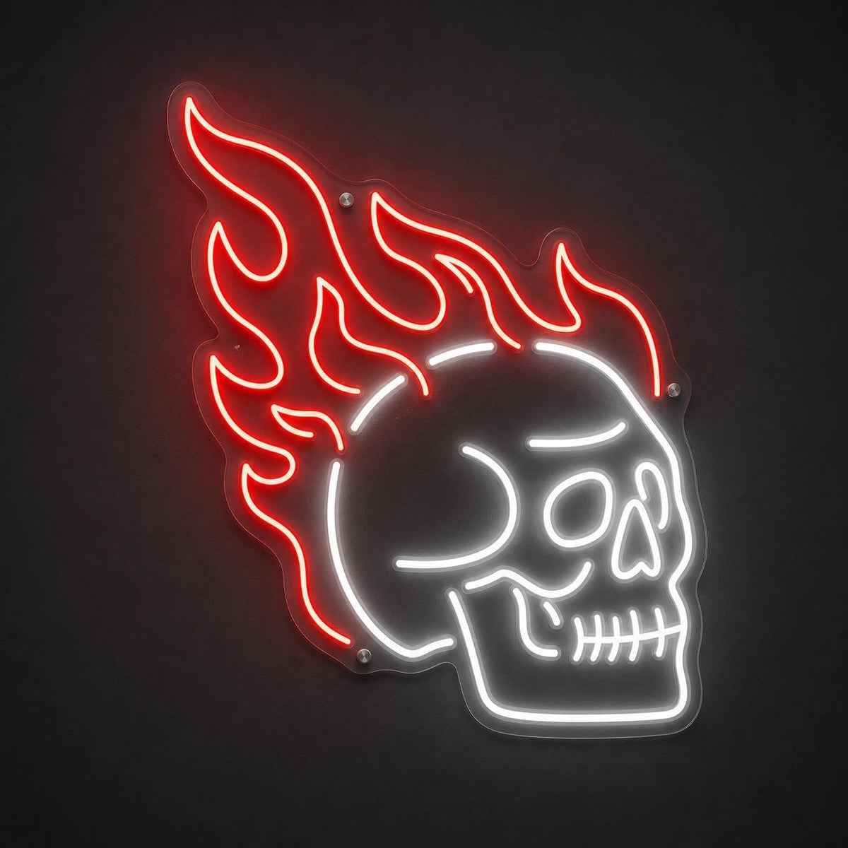 Flaming Skull LED Neon Sign - Shineneon