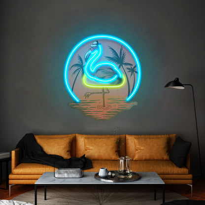 Flaming Summer Led Neon Sign Light Custom Led Signs