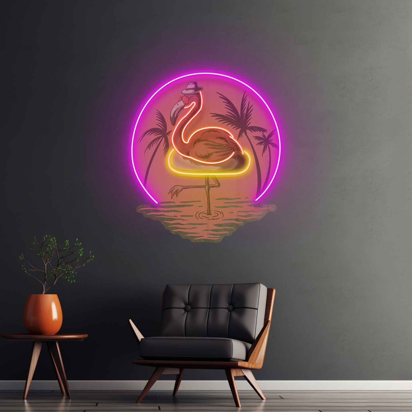 Flaming Summer Led Neon Sign Light Custom Led Signs