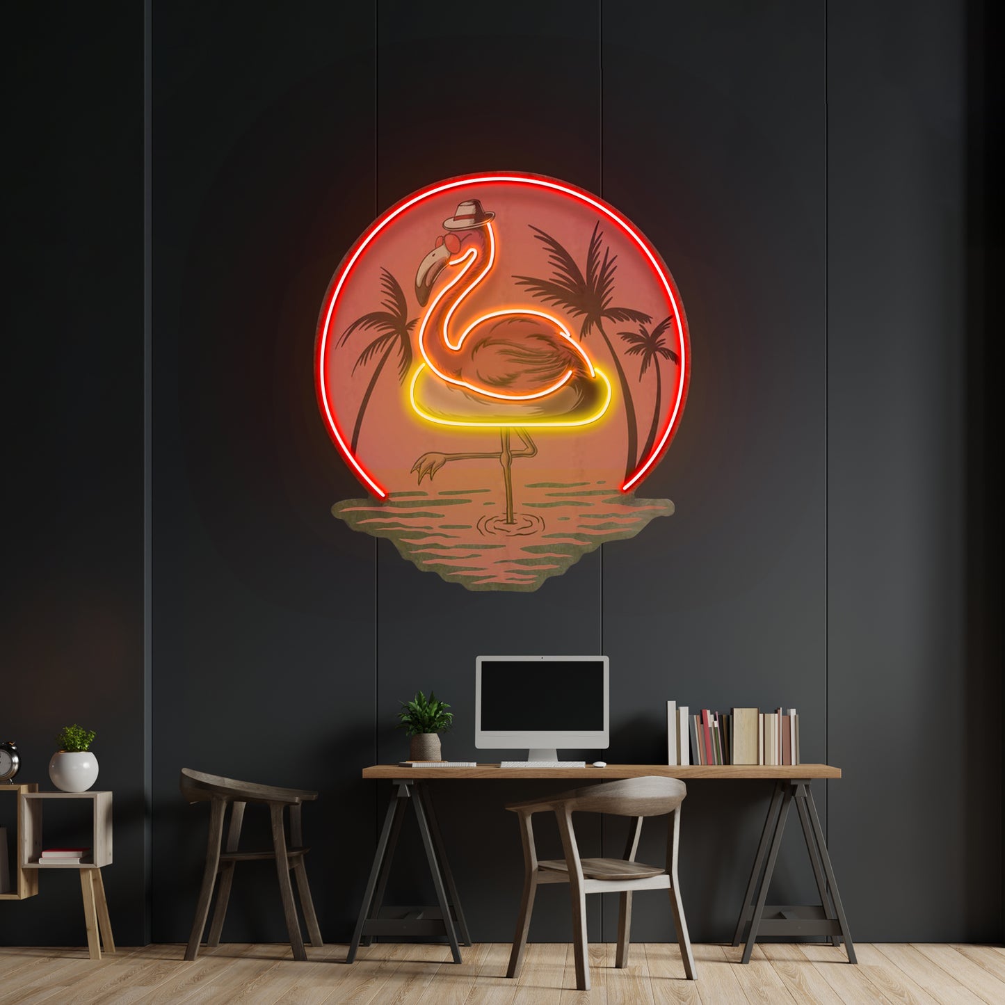 Flaming Summer Led Neon Sign Light Custom Led Signs