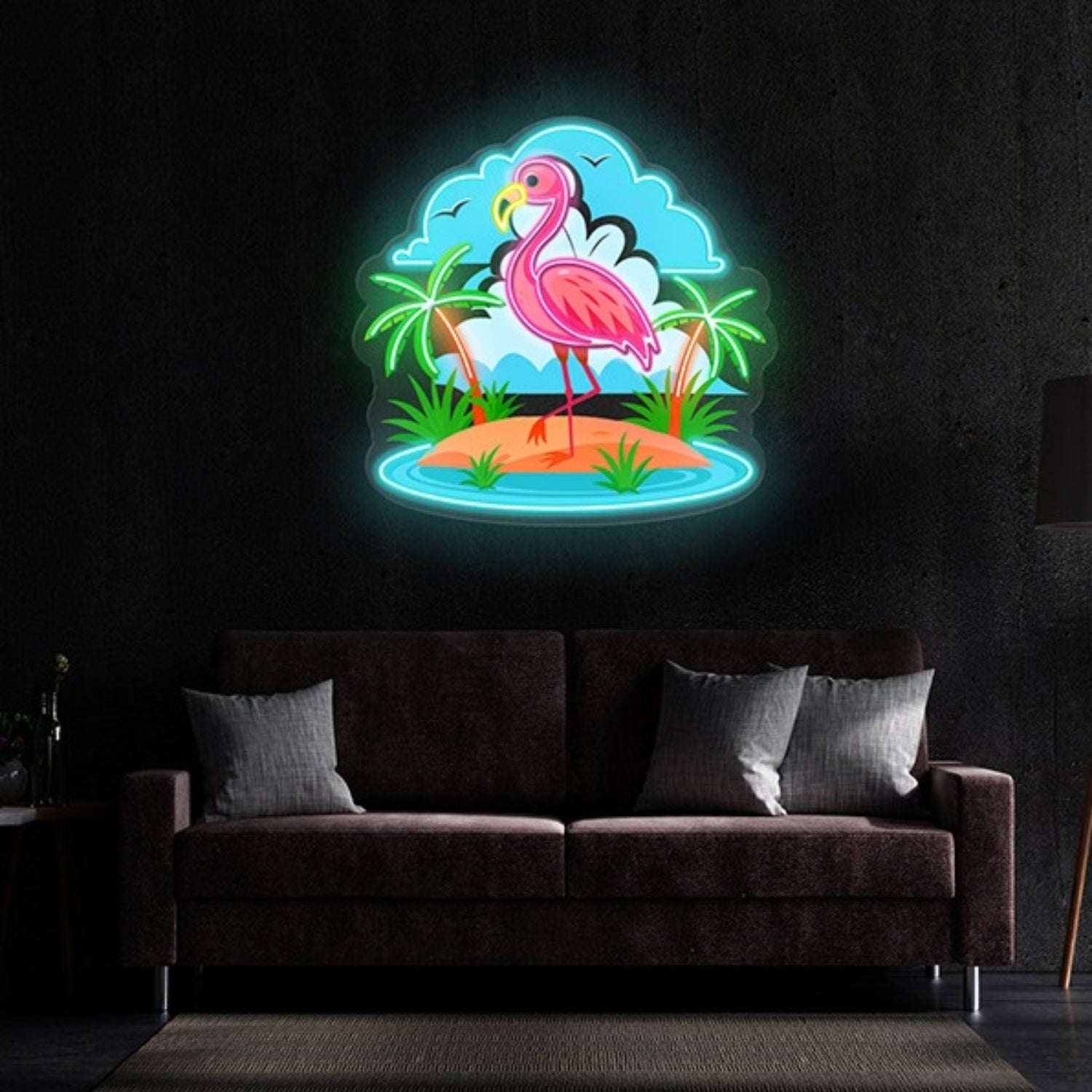 Flaming Summer Led Neon Sign Wall Art Decor Light Pop Art | Shineneon