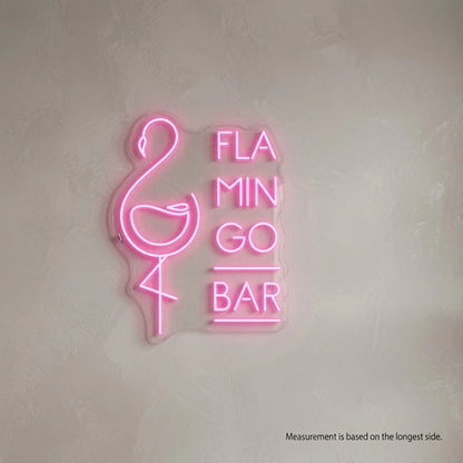 Flamingo Bar LED Neon Sign - 04 Size Image