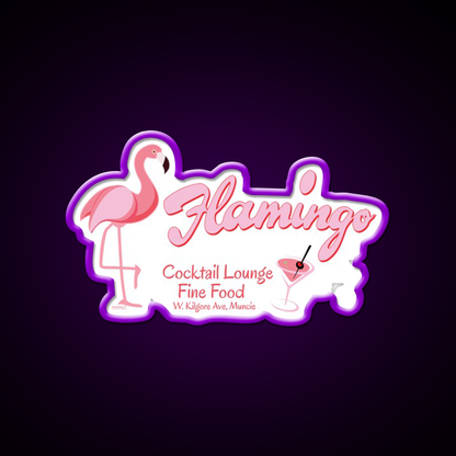 Flamingo Cocktail Lounge Cocktail Bar Decor Led Neon Sign Rgb Color - LED neon sign view 9