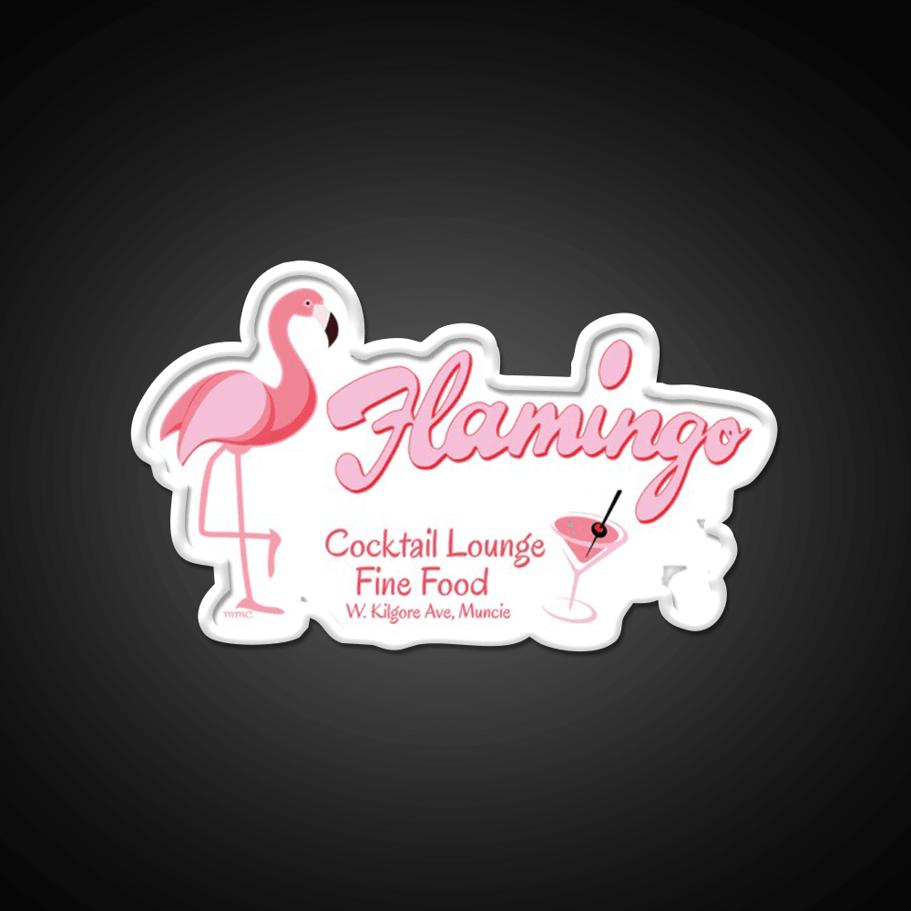 Flamingo Cocktail Lounge Cocktail Bar Decor Led Neon Sign Rgb Color - Shineneon
