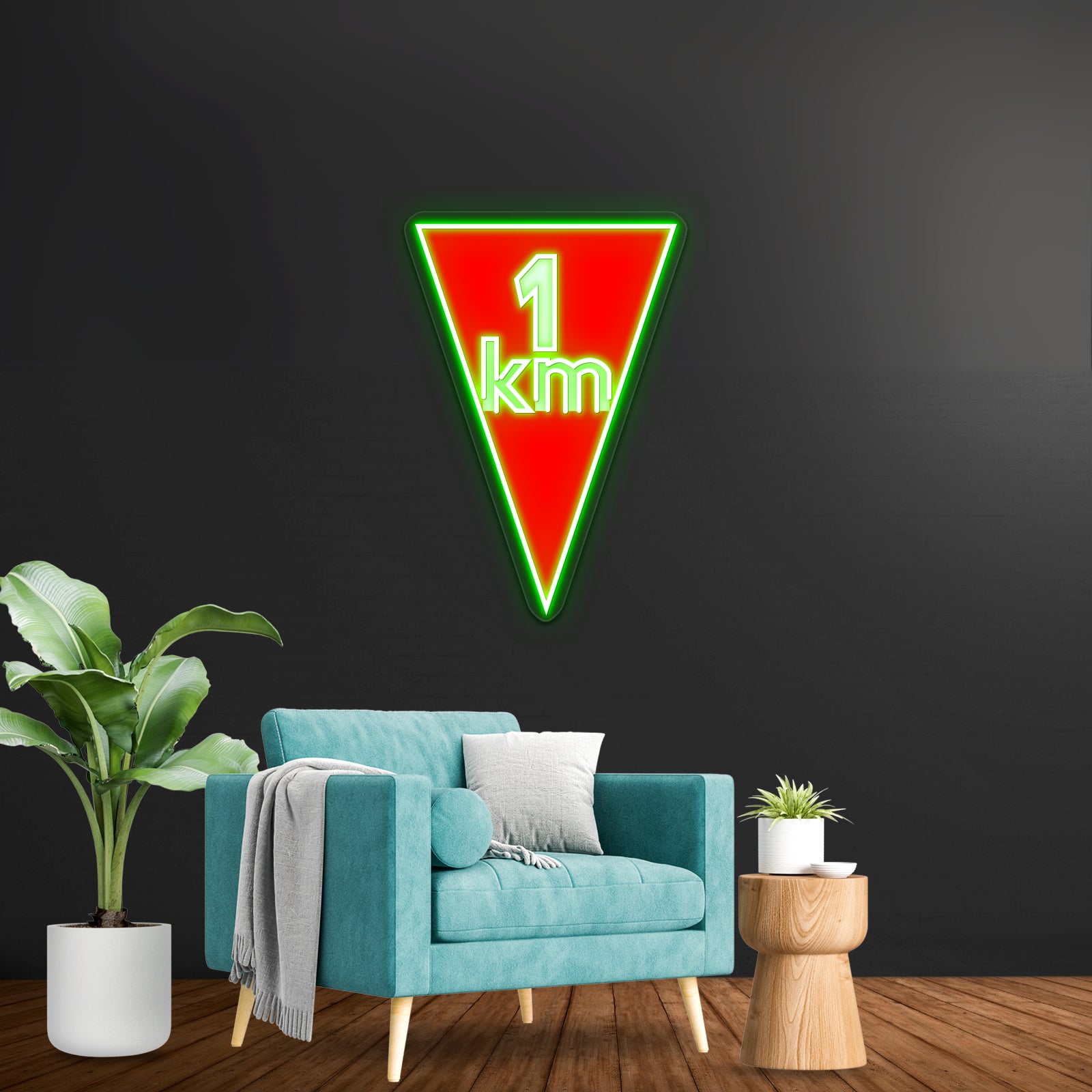 Flamme Rouge Artwork Personalized Light Up Sign - LED neon sign view 9