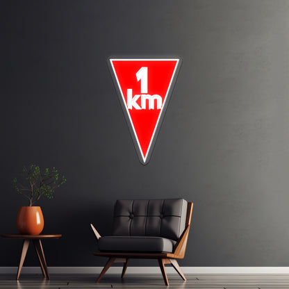 Flamme Rouge Artwork Personalized Light Up Sign - LED neon sign view 8