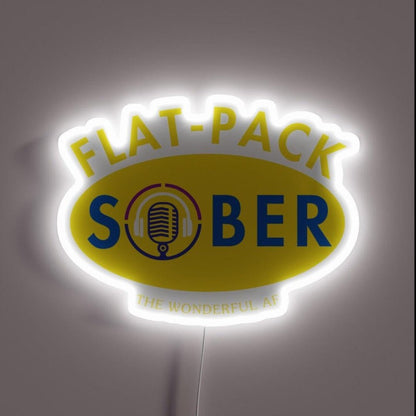 Flat Pack Sober Logo 1 Rgb Led Neon Sign - Shineneon